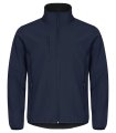 Heren Softshell Jas Clique Classic 0200910 dark navy